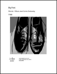 Big Feet TTBB choral sheet music cover Thumbnail